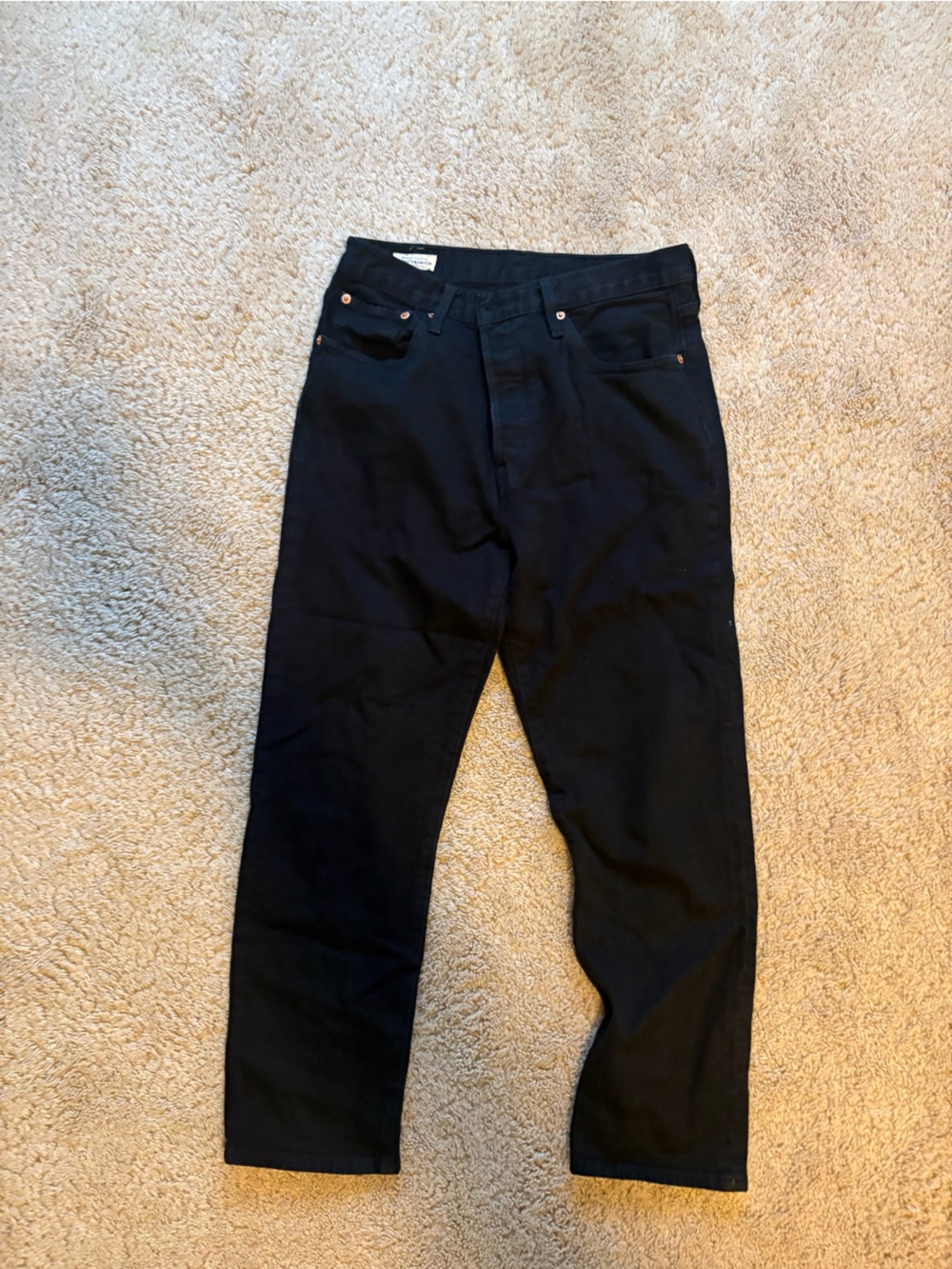 Levi's Women's Black Straight-Leg Jeans